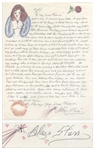 Blaze Starr Autograph Letter Signed -- Regarding a Tryst in the White House with JFK -- ...I told J.F.K. about my fantasy with the Lincoln bedroom. He said lets go...